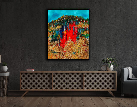 Vászonnyomat - 108x90 cm - Édenkert