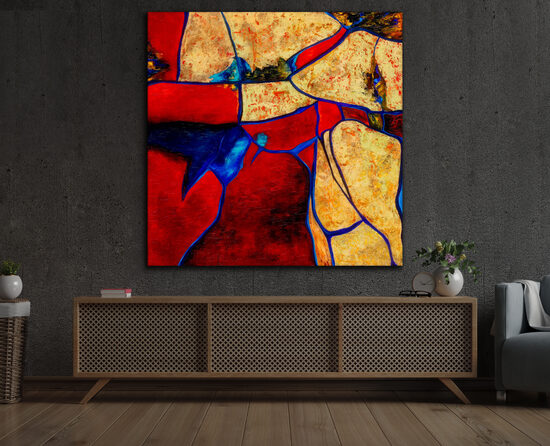 Canvas print - 120x120 cm - The Empire