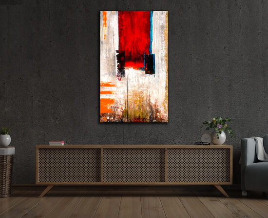 Paper print - 117x72 cm - The Wall Builder