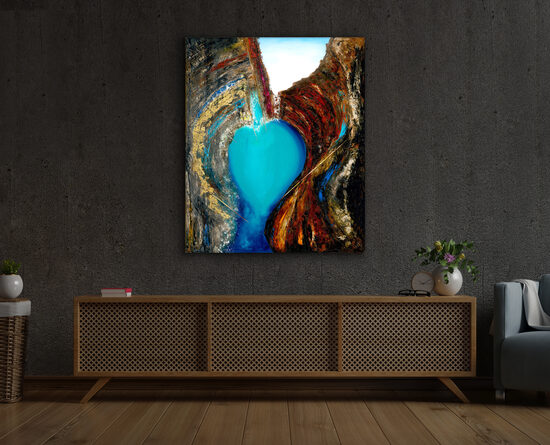 Paper print - 108x90 cm - The Future Belongs to Your Imagination 