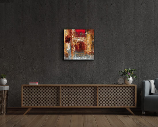 Canvas print - 55x55 cm - The Question I.