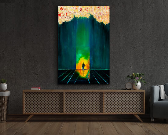 Canvas print - 120x79 cm - The Gate