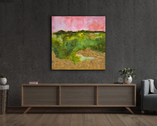 Canvas print - 90x90 cm - The Reconciliation 