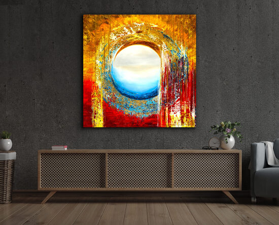 Canvas Print - 110x110 cm - The Birth