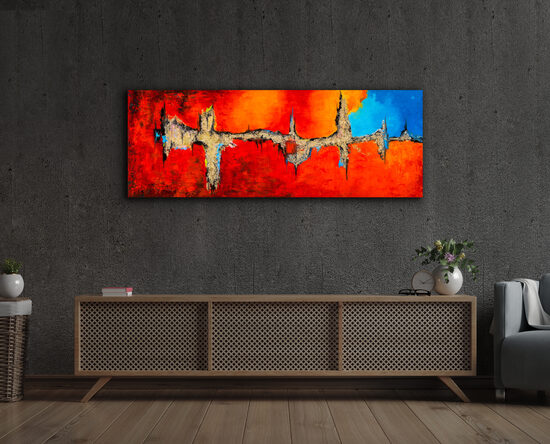 PLEXIGLAS® - 47x130 cm - The Empire of Fire