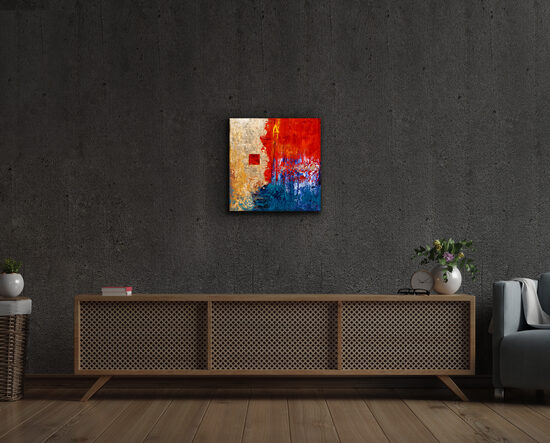 Canvas print - 45x45 cm - The Fire