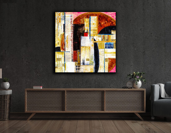 Vászonnyomat - 110x110 cm - A második templom