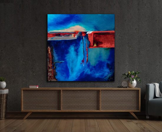 PLEXIGLAS® - 110x110 cm - "Where the Waters Meet the Sky"