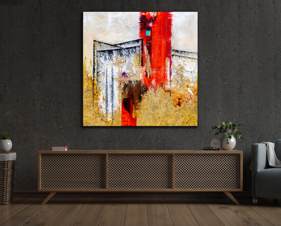 Paper print - 110x110 cm - In the Footsteps of Aristotle