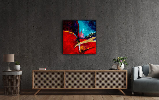 PLEXIGLAS® - 90x90 cm - The Battle of Actium