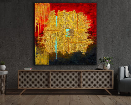 PLEXIGLAS® - 120x120 cm - The Golden Age