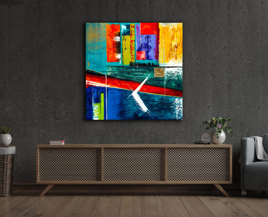 Canvas print - 90x90 cm - The Dispensation