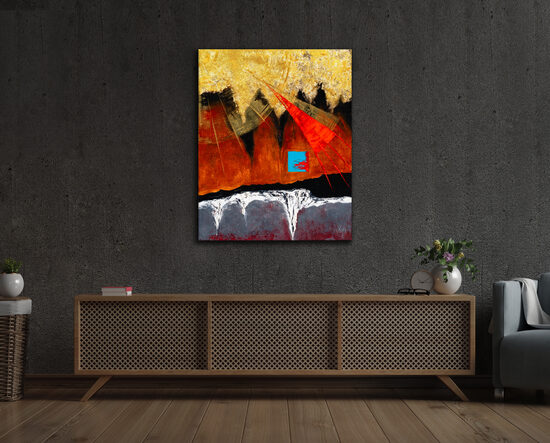 Paper print - 90x70 cm - The Time Traveler 