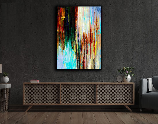 Vászonnyomat - 125x90 cm - Az ötödik nap