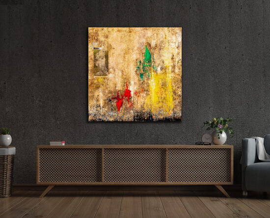 Canvas print - 90x90 cm - Entry into Heliopolis