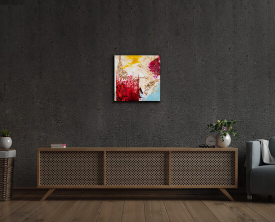 Canvas print - 45x45 cm - "Son, Find Yourself Another Kingdom, Macedonia Is Not Enough For You!”