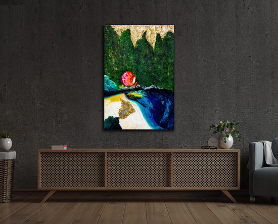 PLEXIGLAS® - 100x66 cm - The Dream of Hephaestion