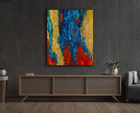 Canvas print - 108x90 cm - Las Médulas