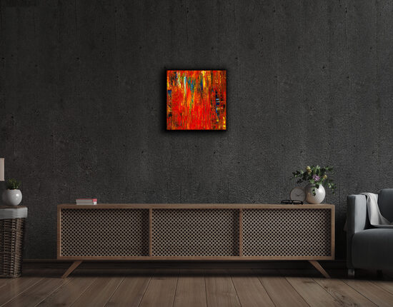 Vászonnyomat - 50x50 cm - Mózes Isten előtt