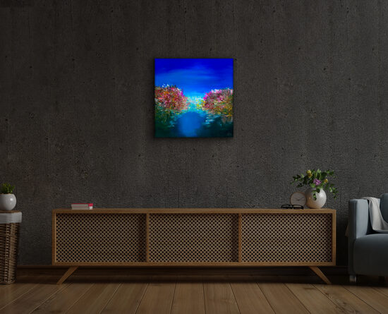 Canvas print - 55x55 cm - The Land of the Nymphs