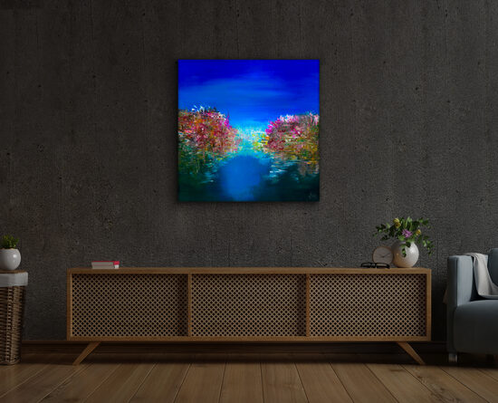 Canvas print - 75x75 cm - The Land of the Nymphs