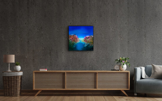 Vászonnyomat - 55x55 cm - Nimfák otthona