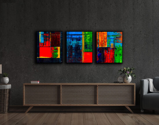 Papírnyomat - 3x65x55 cm - Próféták (triptichon)