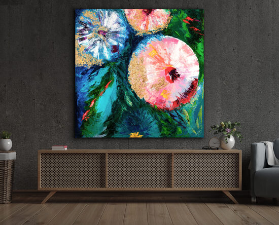 Paper print - 120x120 cm - Rondo - The Wedding of Johanna