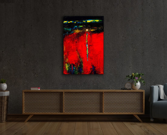 Paper print - 90x63 cm - Zeus Lifts Ganymede to the Skies