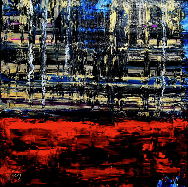Néró a szenátus előtt - 60x60 cm