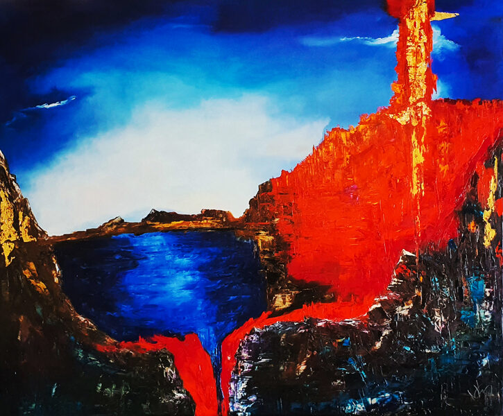 A Rubikon átlépése - 90x110 cm