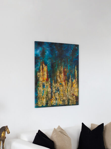 Canvas print - Towers of Babel - 100x83 cm