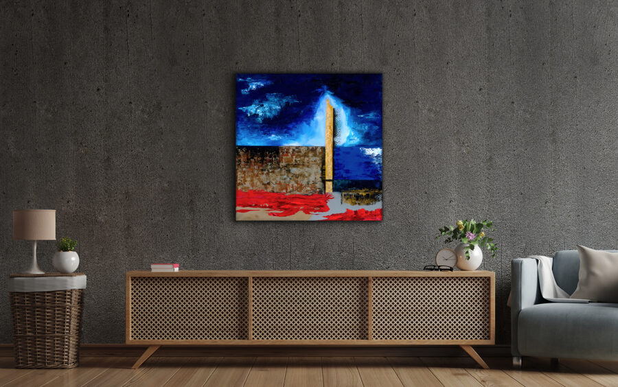 Canvas print - In The Land of Carthage - 90x90 cm 