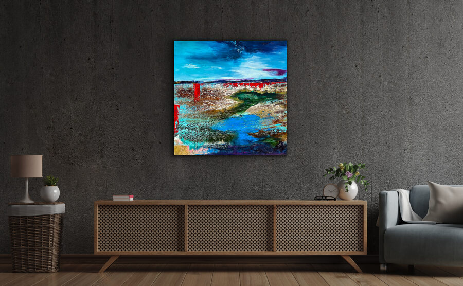 Vászonnyomat - 90x90 cm - Rhea Silvia legendája