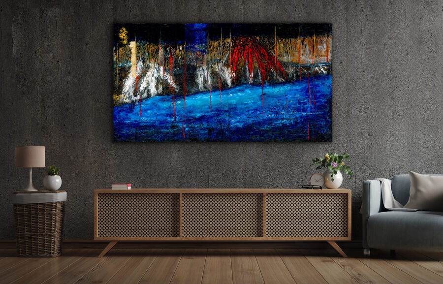 Canvas print - The Day, That Changed Everything (24 of August, AD. 79) - 85x155 cm