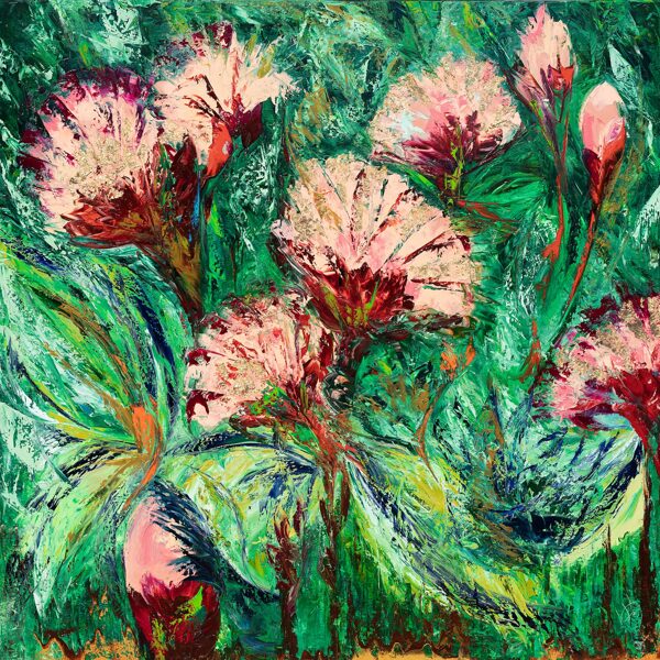 India - 140x140 cm (olaj-vászon)