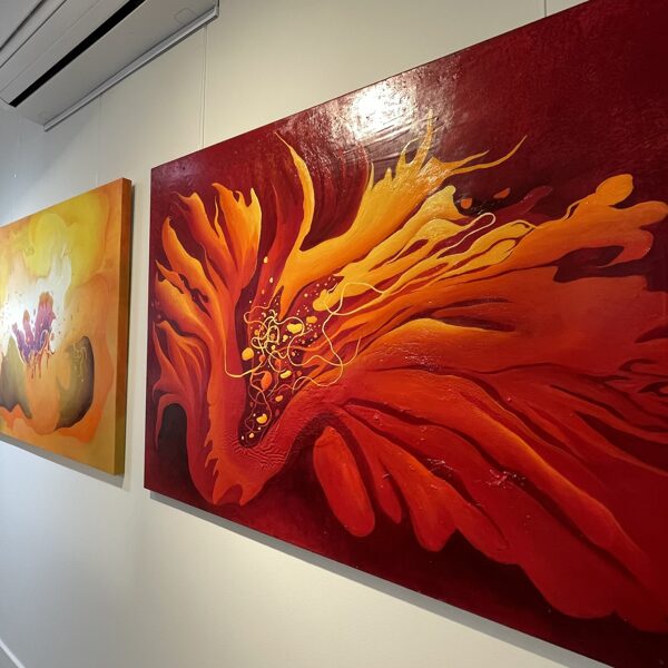 Clímax (130x91 cm, olaj, zománc, akril)