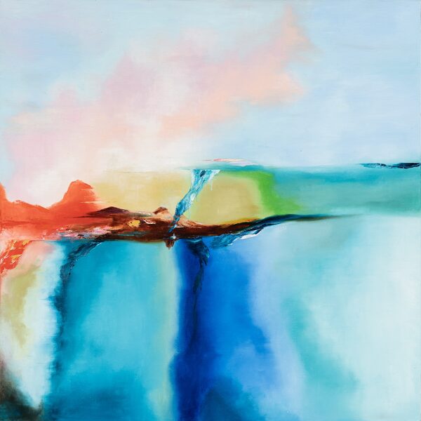 Nausza - 100x100 cm (oil-gold-canvas)