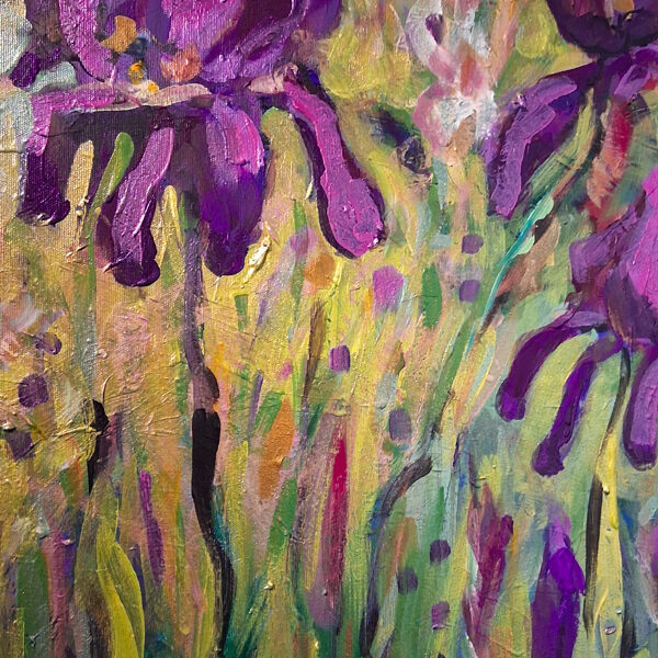 Irises - detail photo