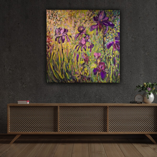 Irises - in interior