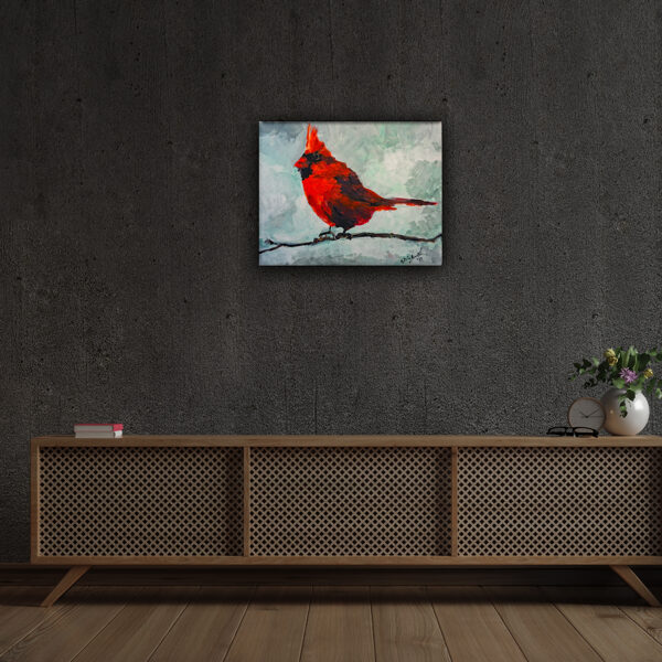 Cardinal Finch in interior