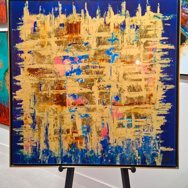 Blue-Matrix plexiglas picture AP