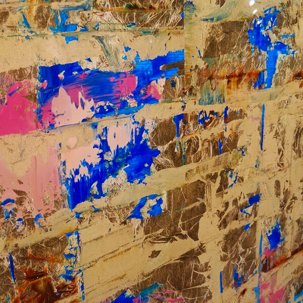 Blue-Matrix plexiglas picture AP - detail photo