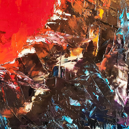 El cruce del Rubicón - foto de detalle