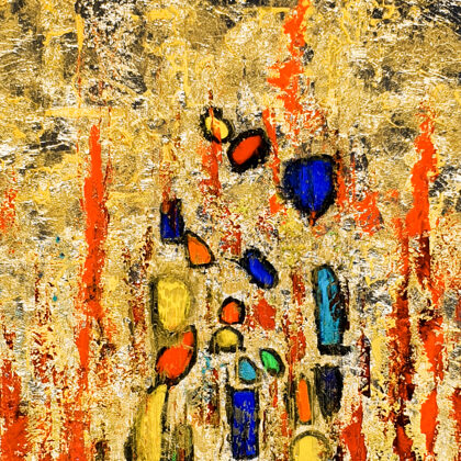 Cleopatra se presenta ante César - 150x50 cm