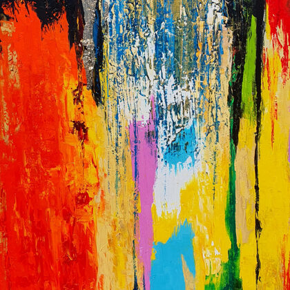 Las llamas del Muszeion - foto de detalle