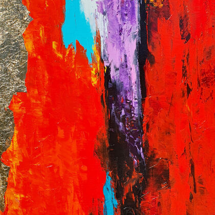 Las llamas del Muszeion - foto de detalle