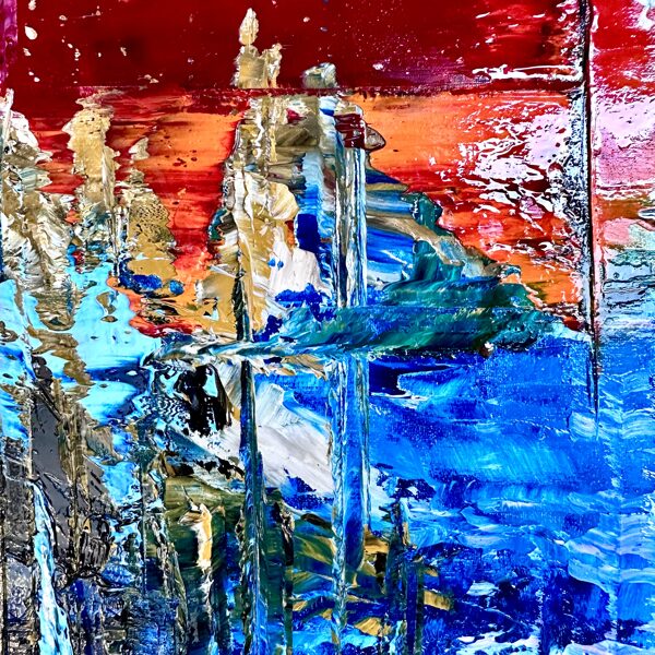 "Y Dios creó la oscuridad y la luminosidad" - foto de detalle