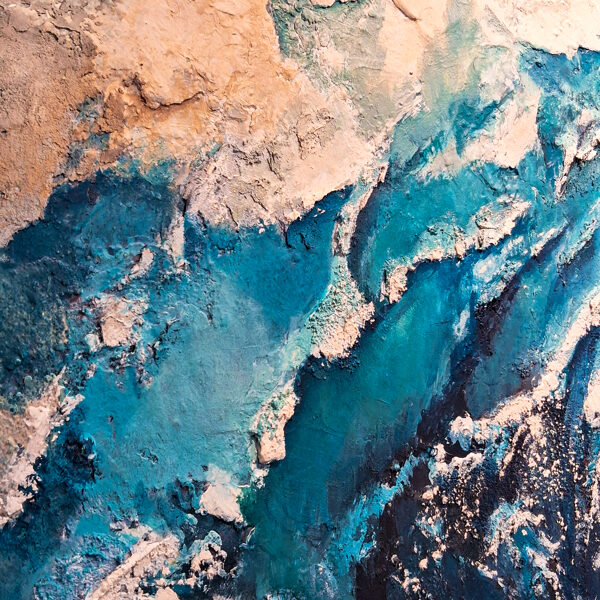 Aguas turbulentas - foto de detalle