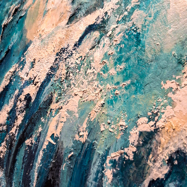 Aguas turbulentas - foto de detalle